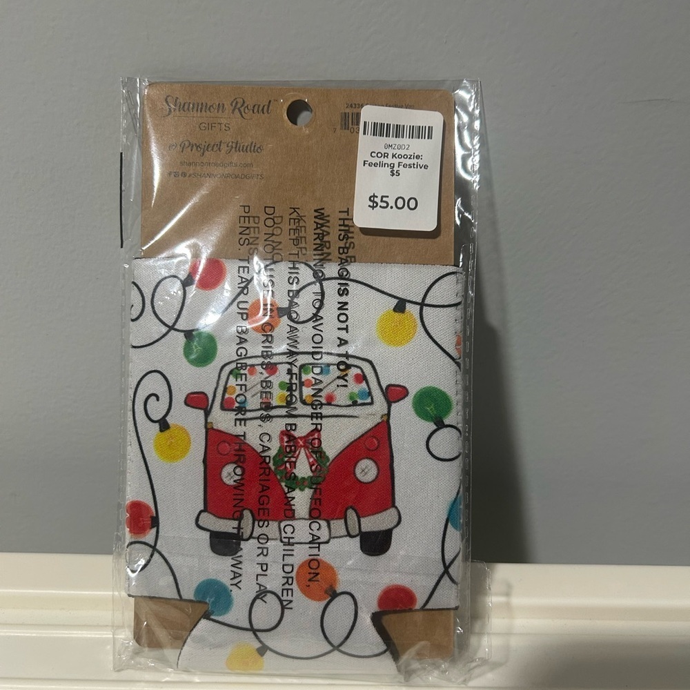Feeling Festive - Christmas Neoprene Drink Sleeve - OSFM NWT - Picture 2 of 2